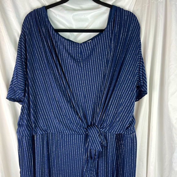 Pinstripe Jumpsuit - Picture 2 of 5
